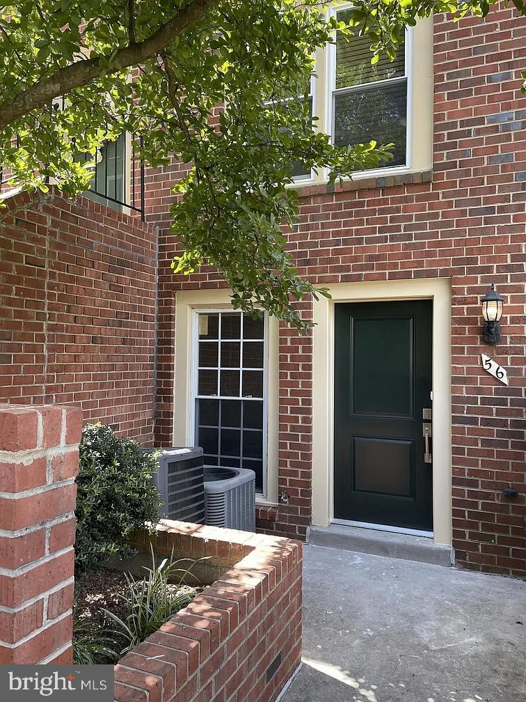 a view of house and front door