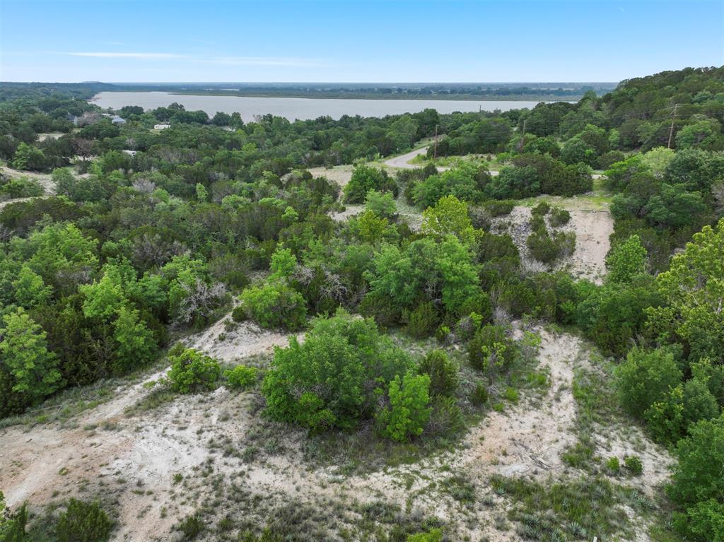 an aerial view of forest