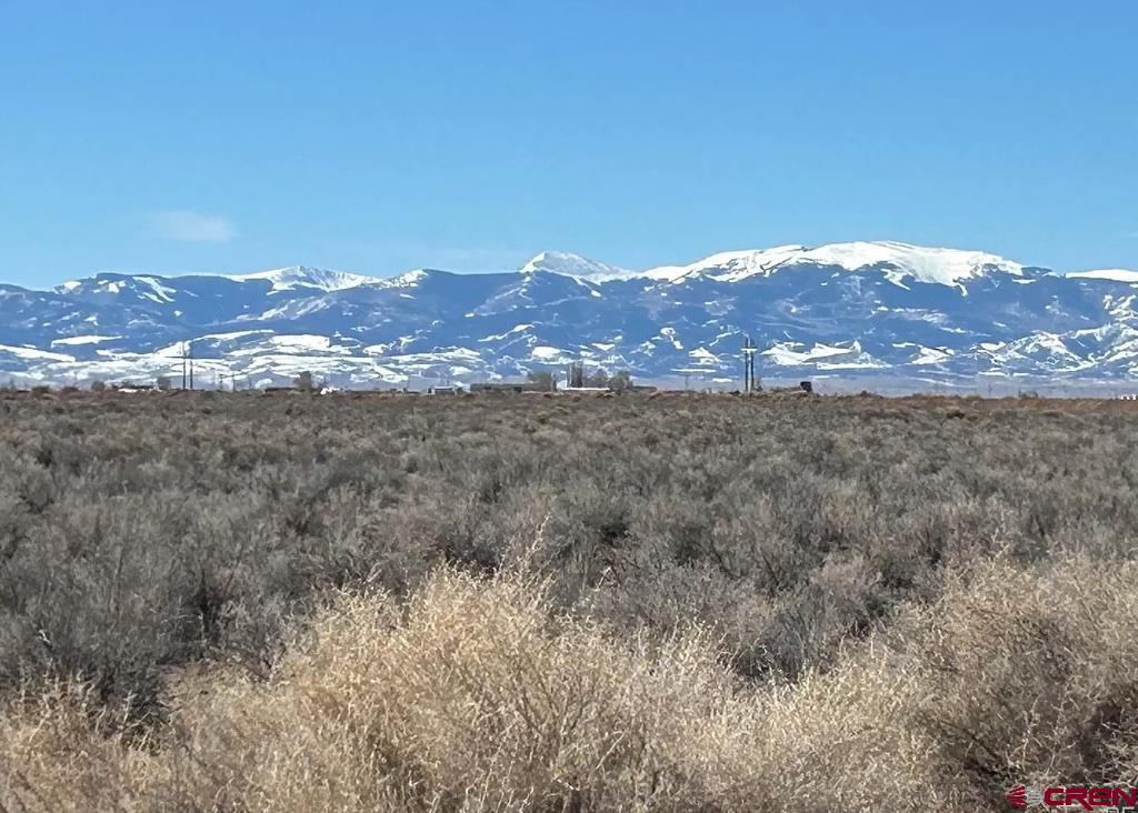 a view of mountain and a mountain