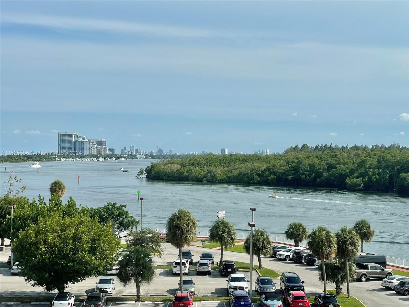 a view of a lake with outdoor space