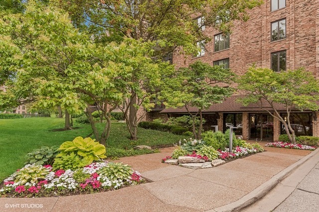 front view of a house with a garden