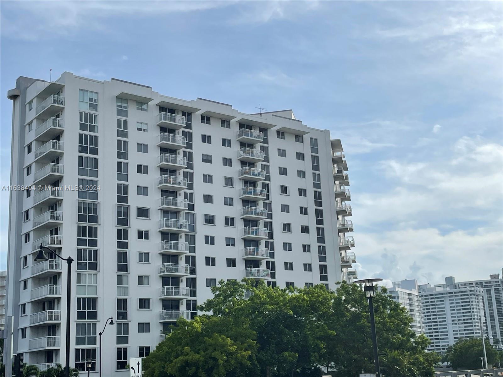 a tall building view