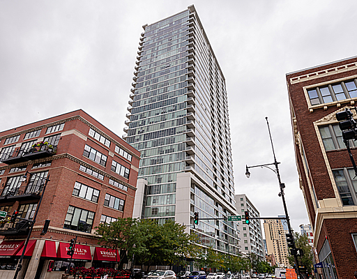 a view of a large building