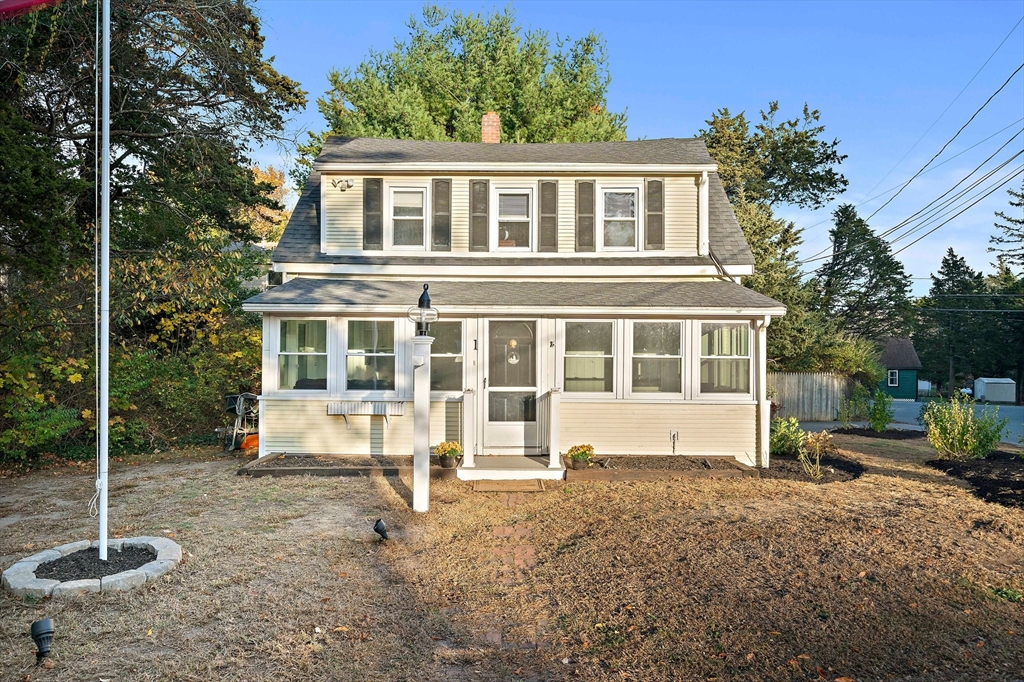 a house view with a sitting space