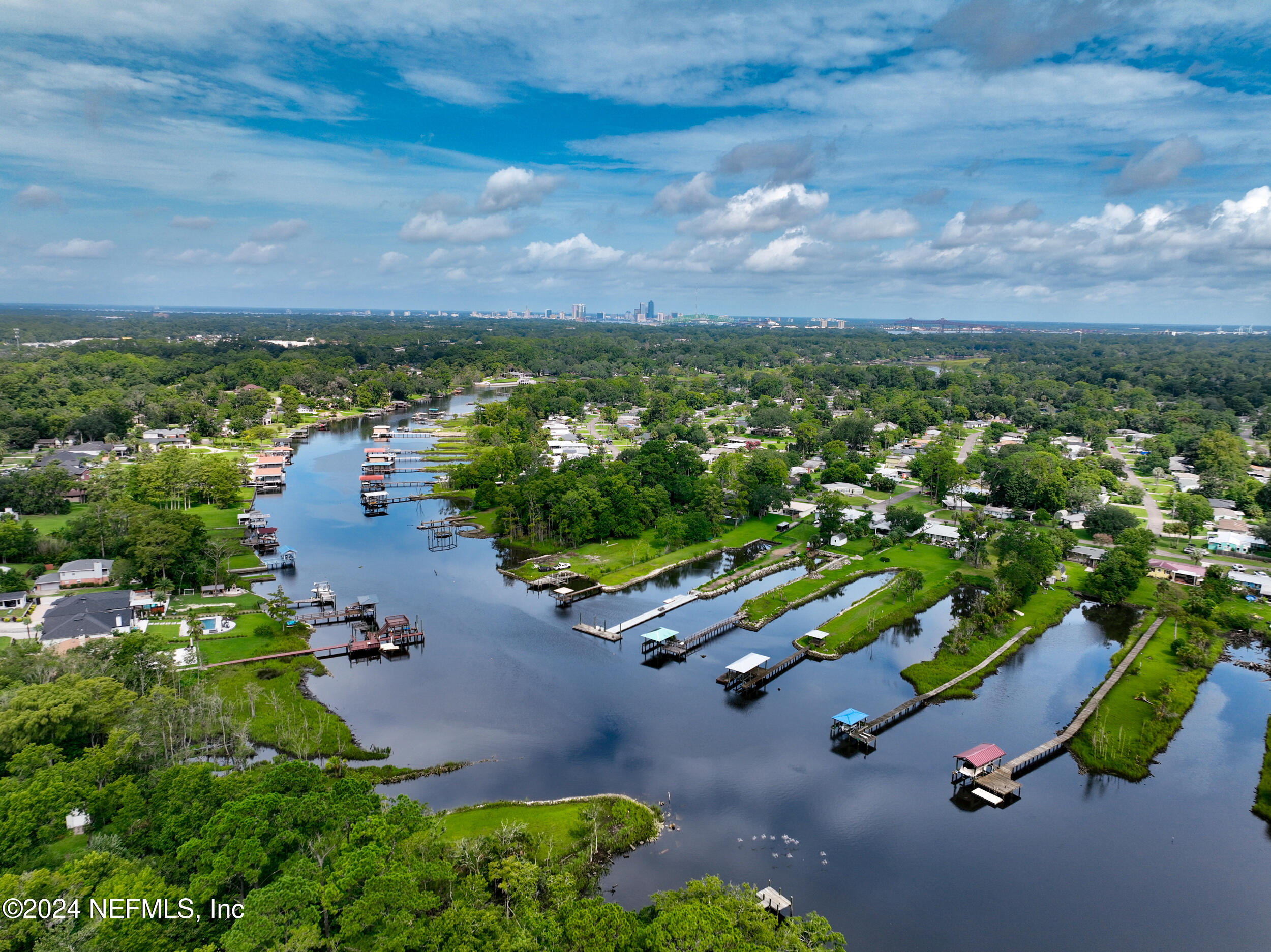 an aerial view of a