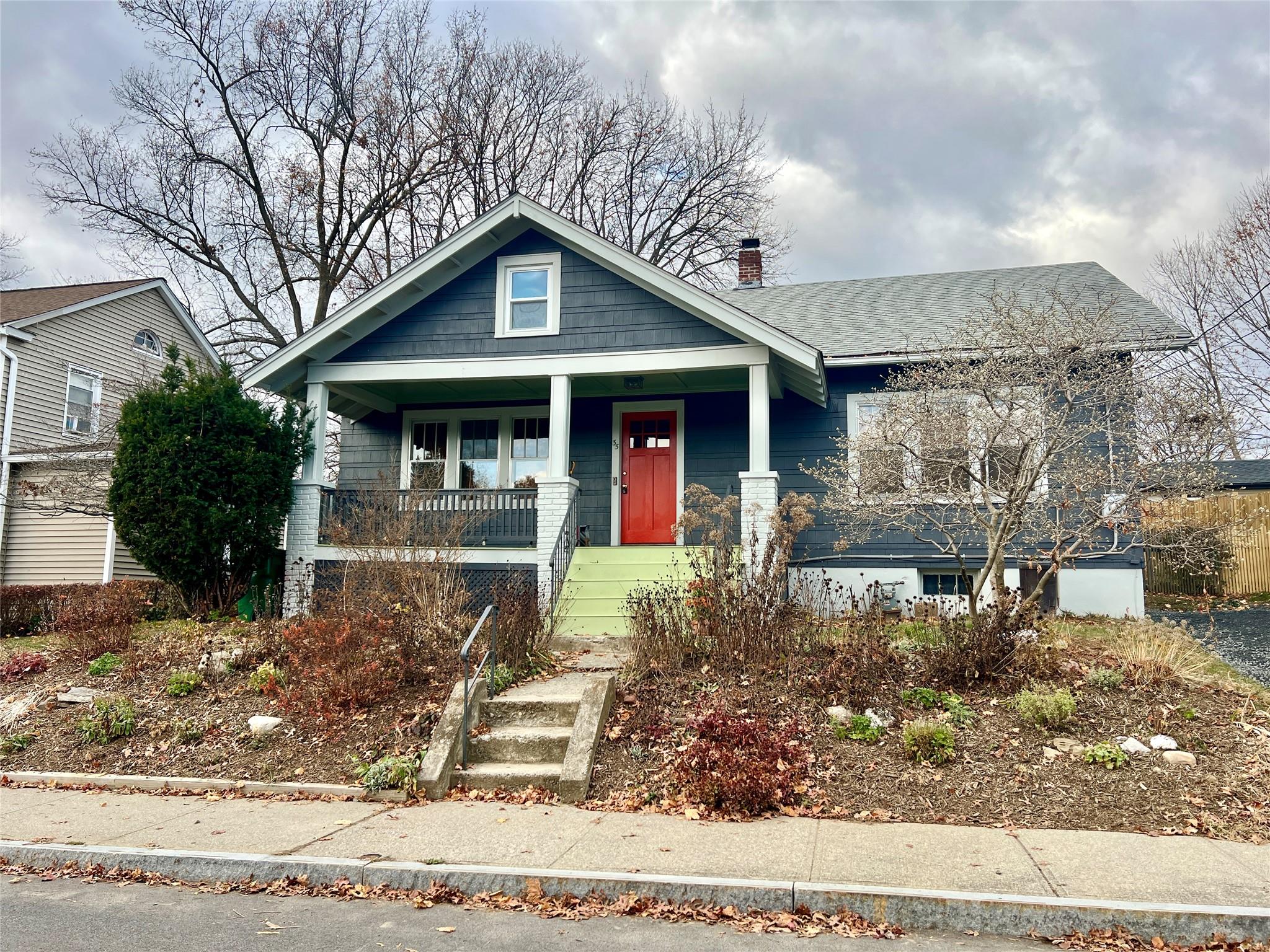 View of front of house with a porch