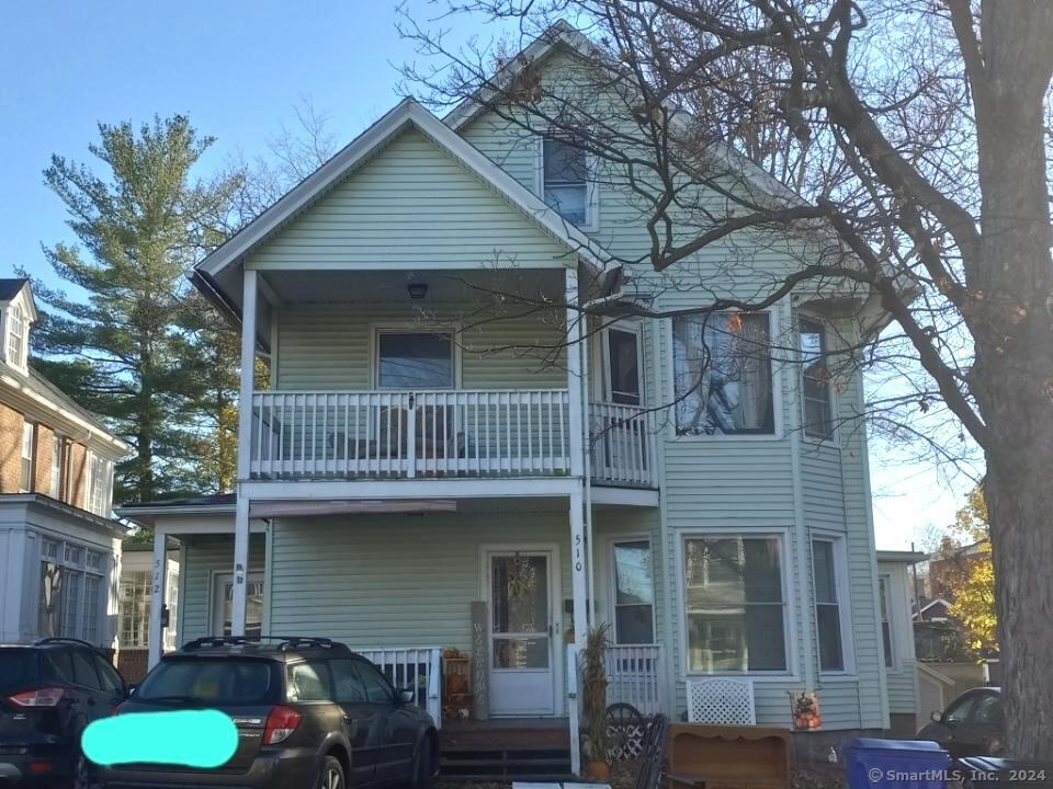 a view of a house with a patio