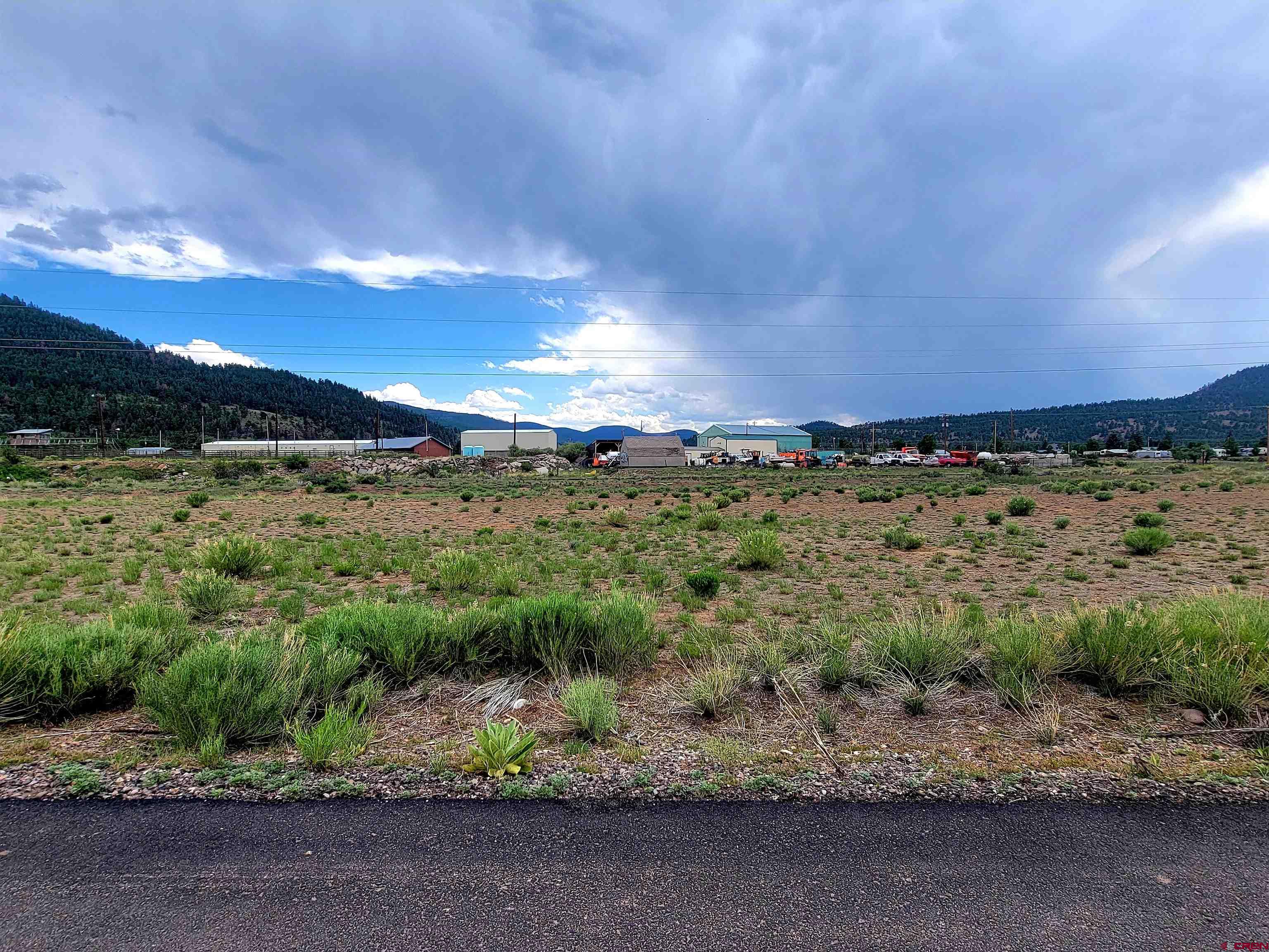 a view of a big yard