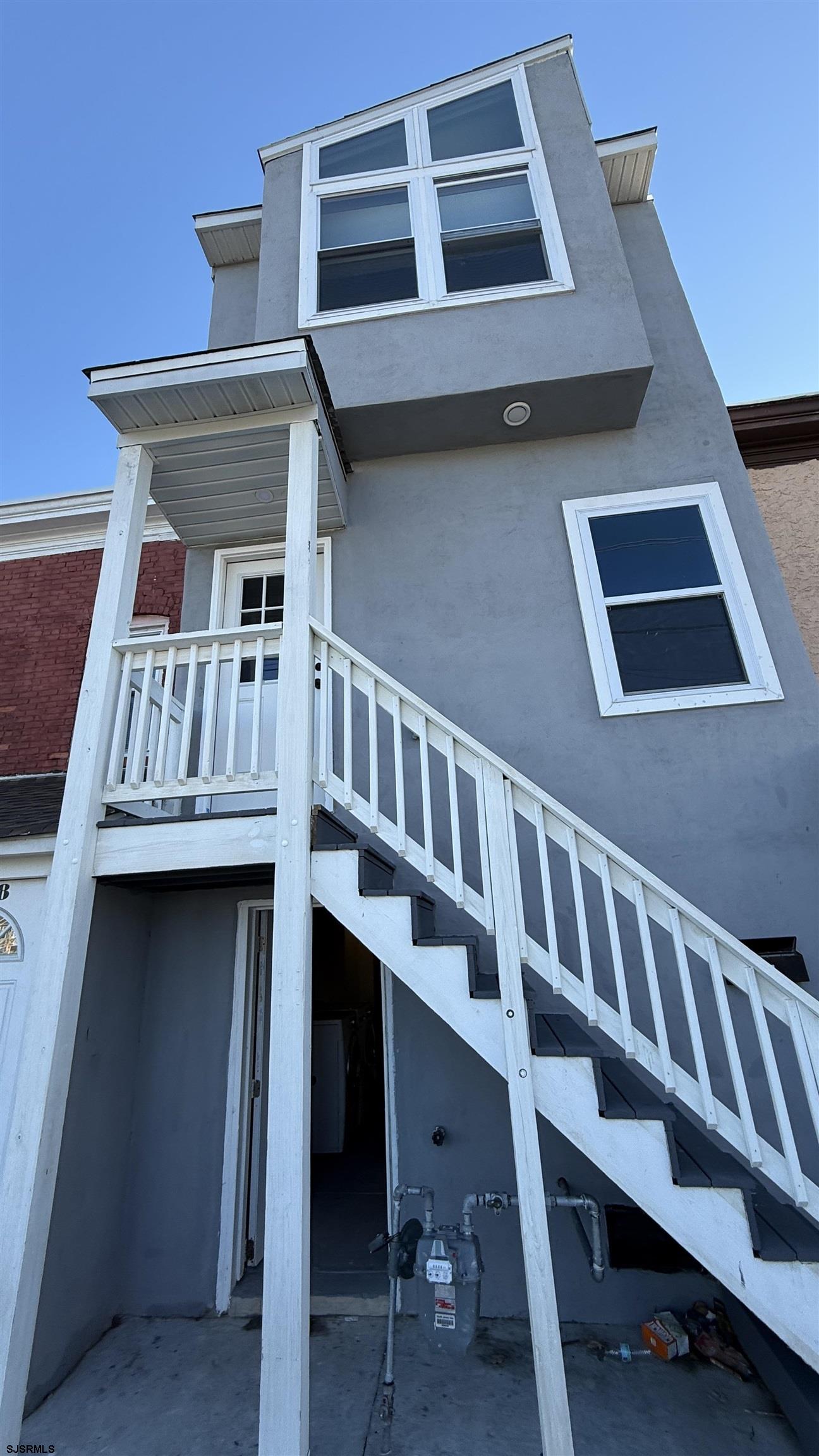 a view of a balcony