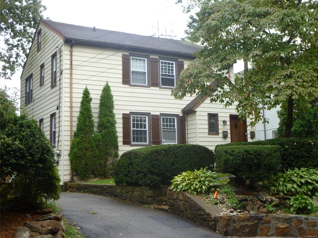 View Of Colonial House From The Street.