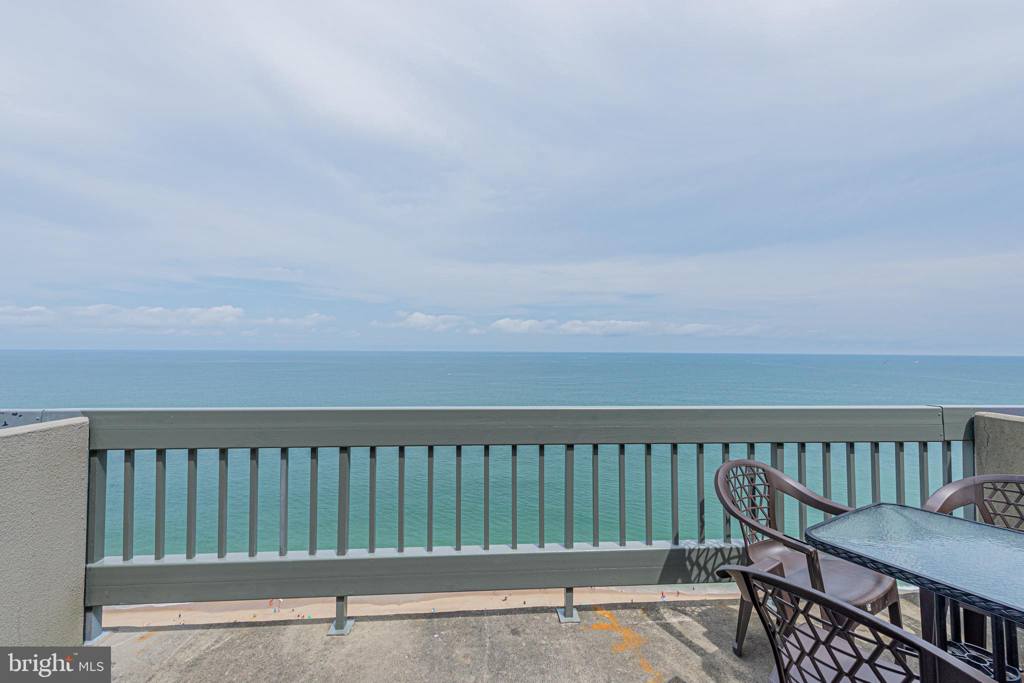 a view of a roof deck