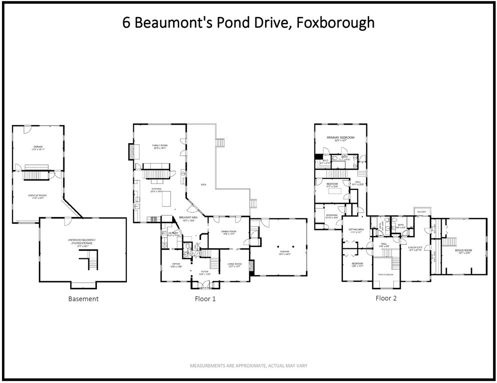 6 Beaumont s Pond Drive Foxboro MA 02035 Compass