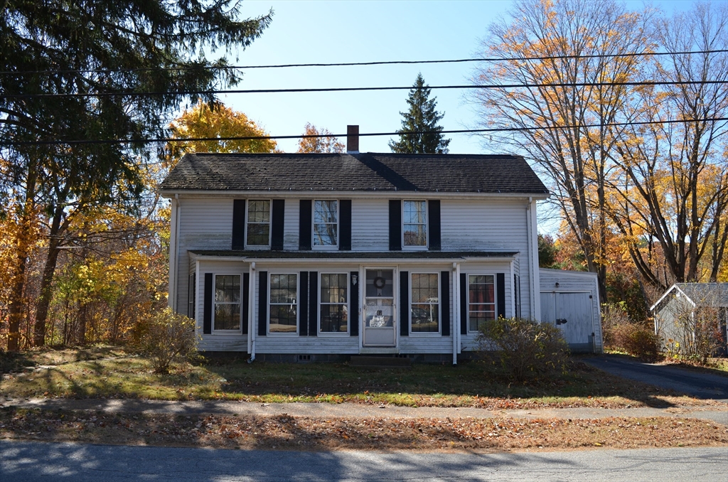 a front view of house