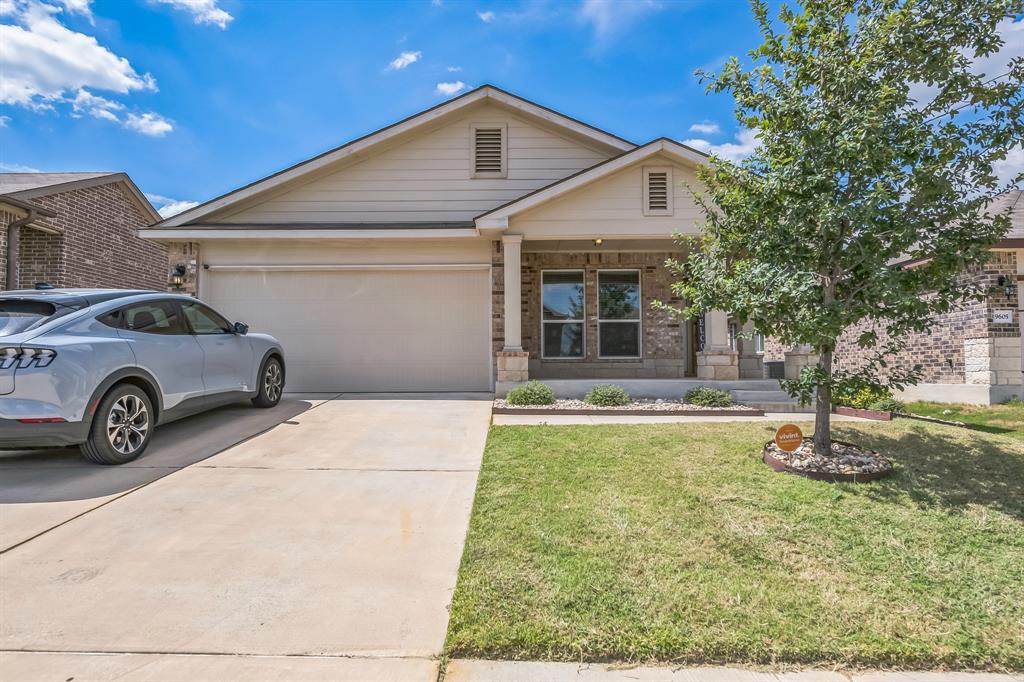 a view of a house with a patio