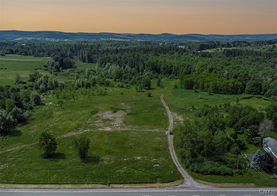 Property view from Route 20, Looking south.