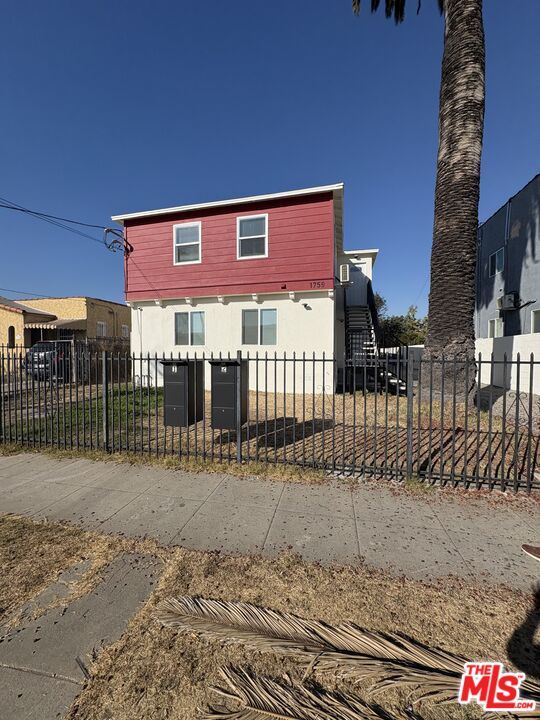 a backyard of a house