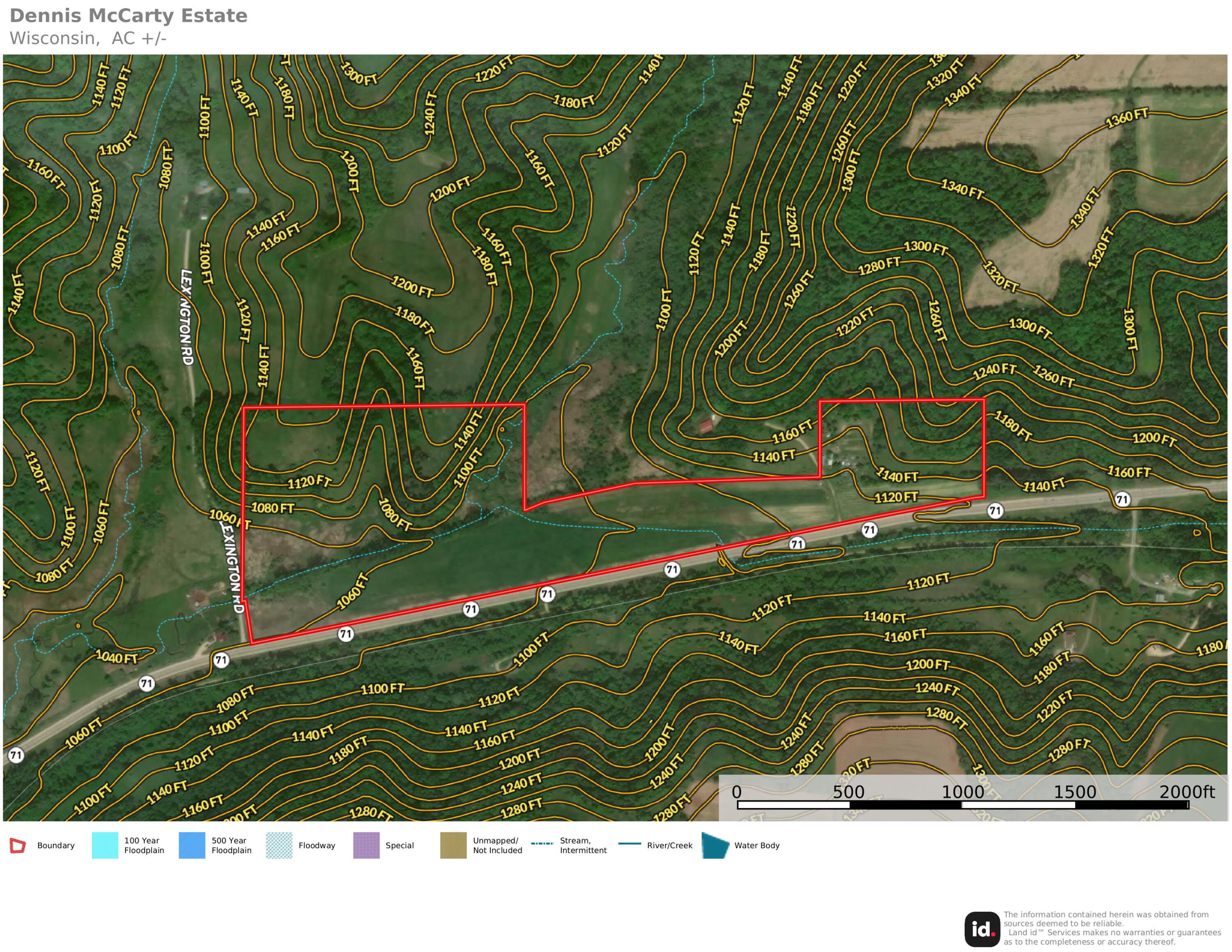 Map With Contours