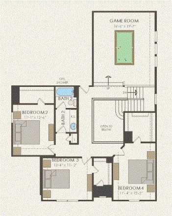 Pulte Homes, Lexington floor plan