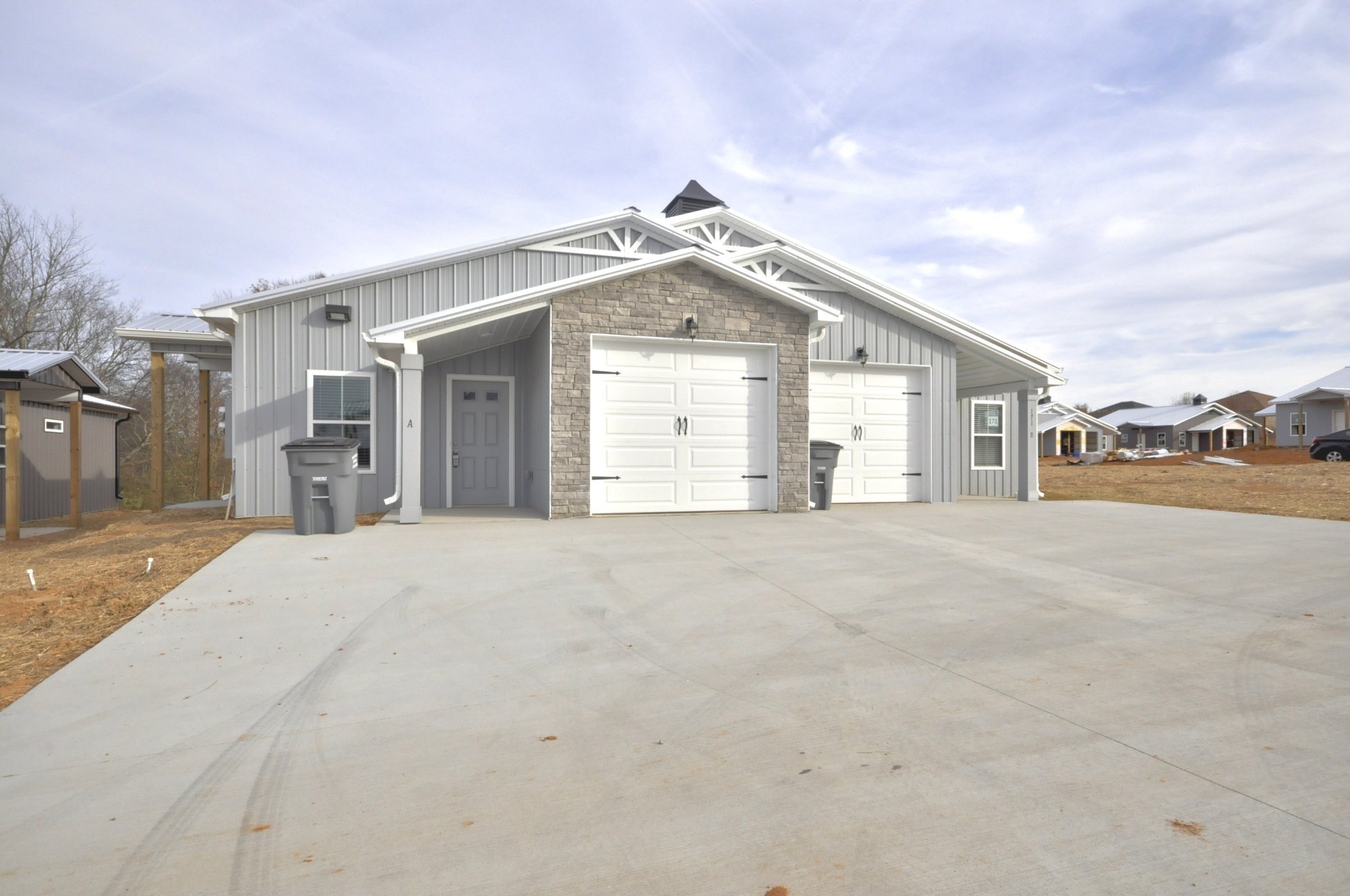 a view of a house with a outdoor space