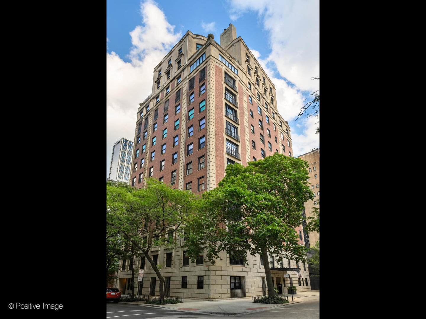 a view of a multi story building