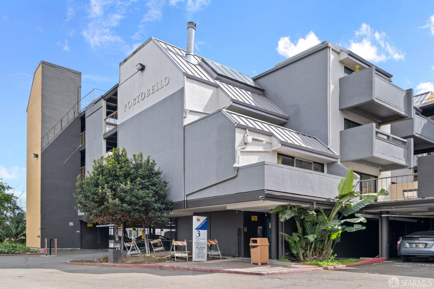 a front view of a building with street