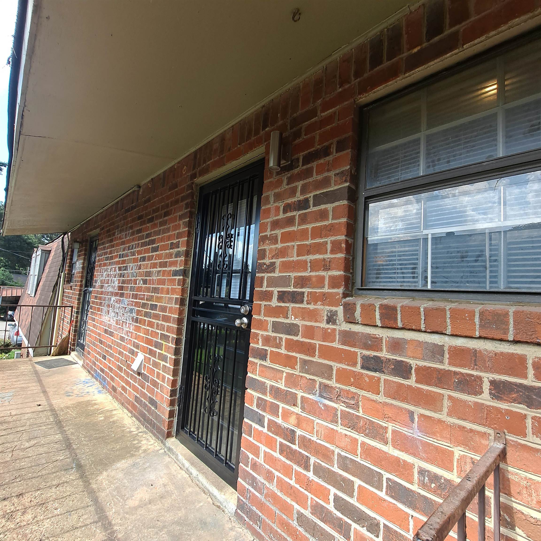 a view of front door