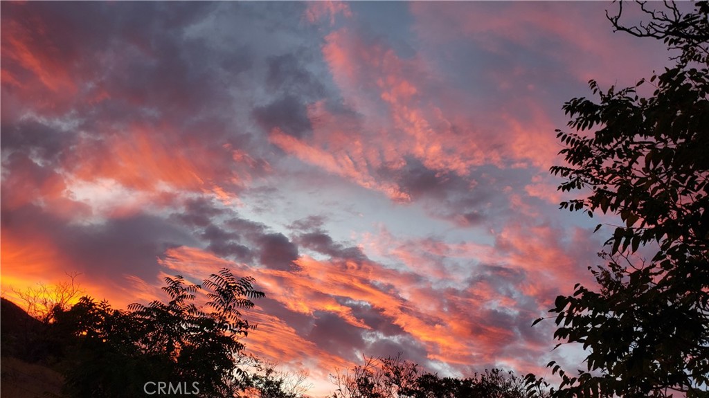 a view of sunset