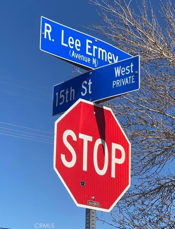 a red sign board