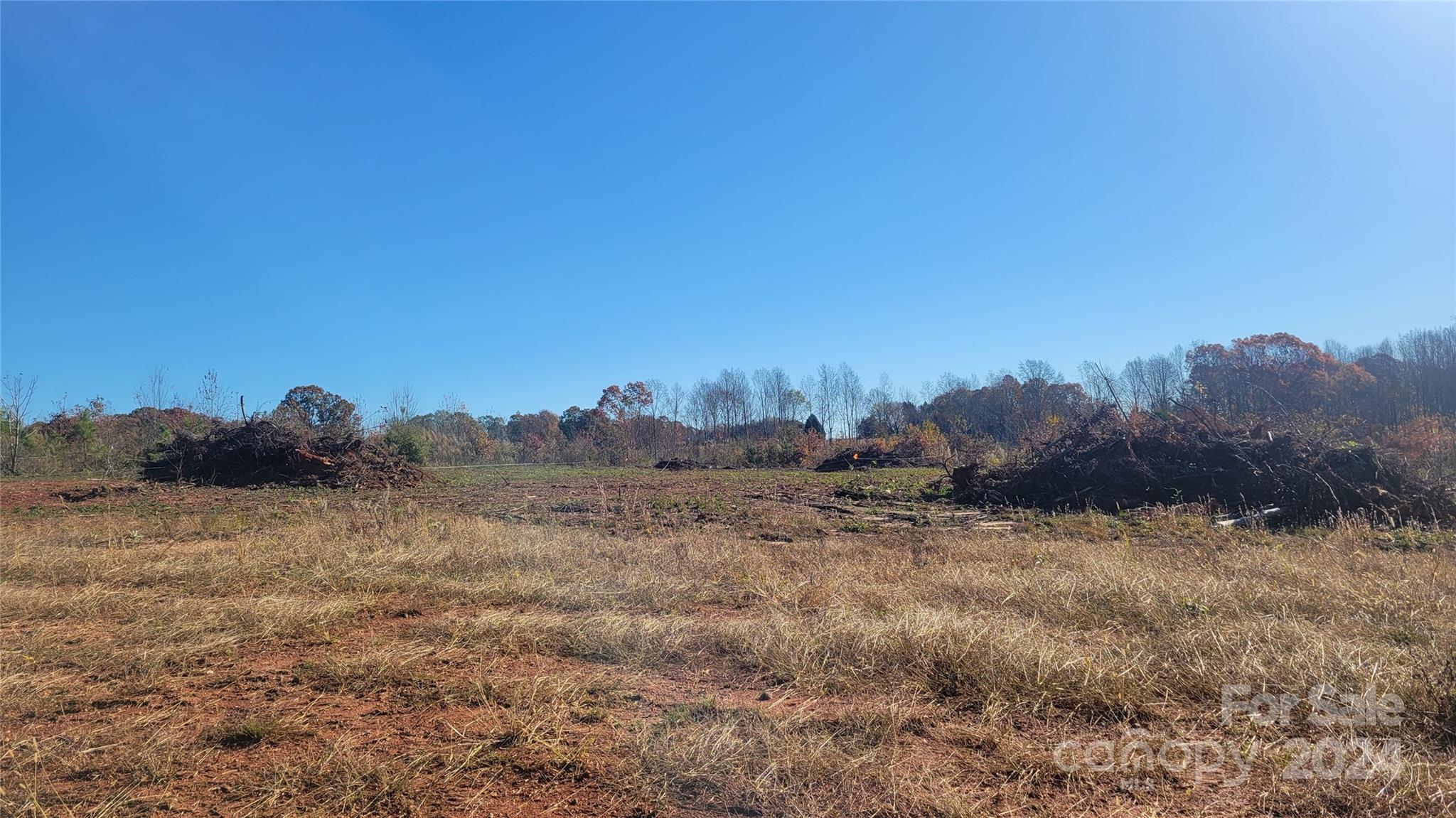 a view of a dry field