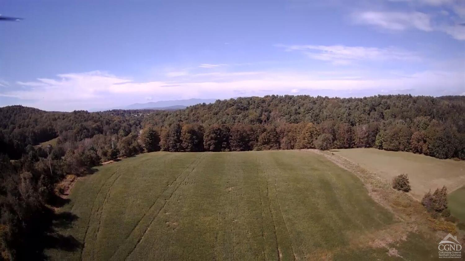 Scenic Tree Lined Country Road In The Catskill Mountains Of