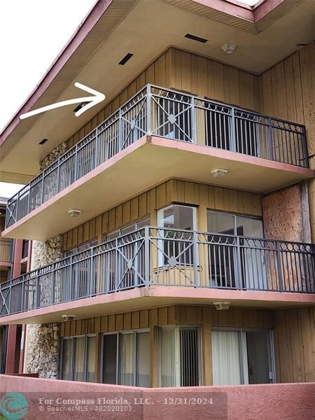 a view of a roof deck