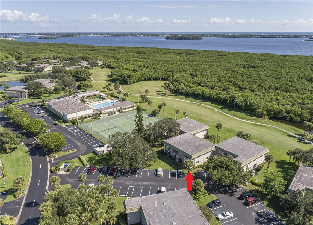 a view of an outdoor space and a lake view