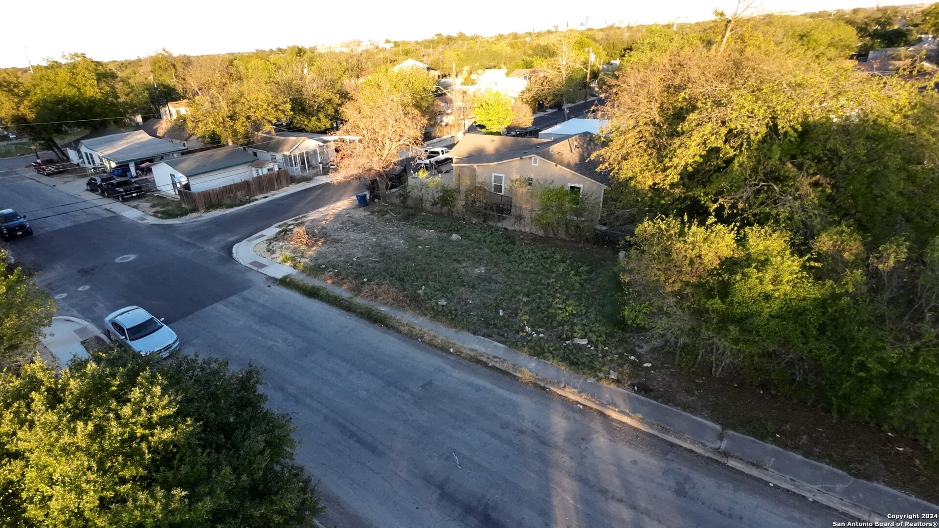 a view of outdoor space and city view