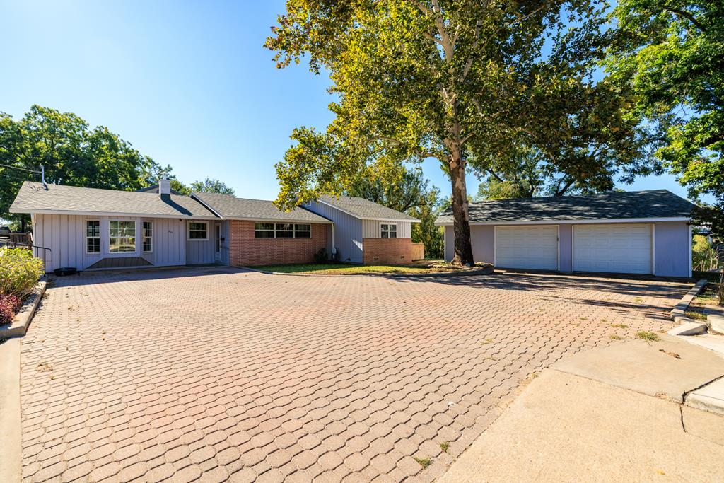 a house view with a outdoor space