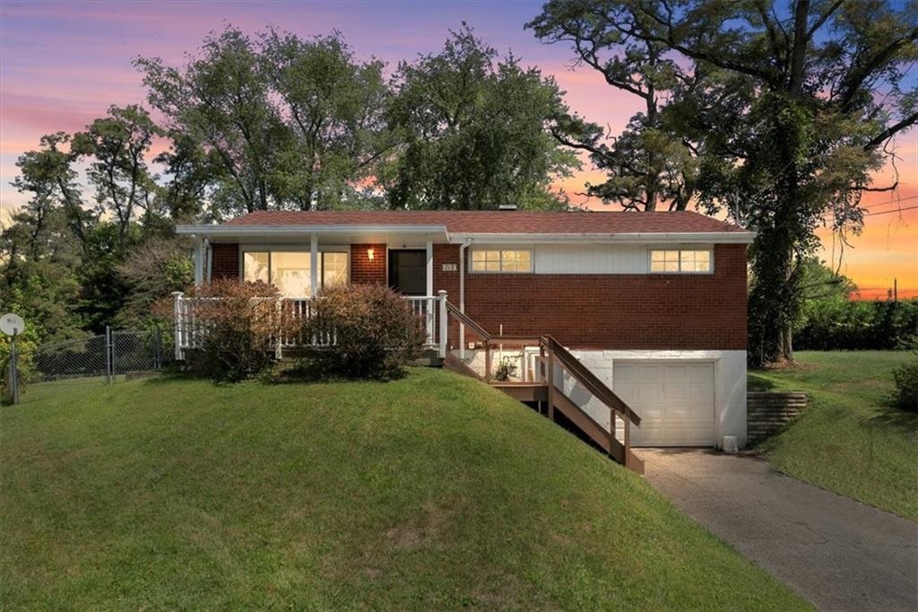 front view of house with a yard