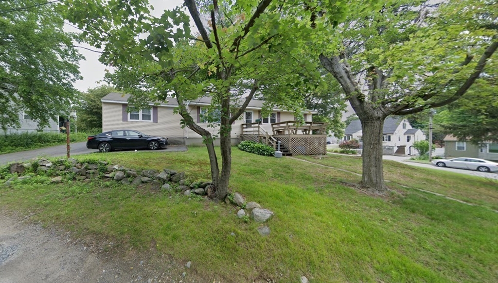 a tree in the middle of a house