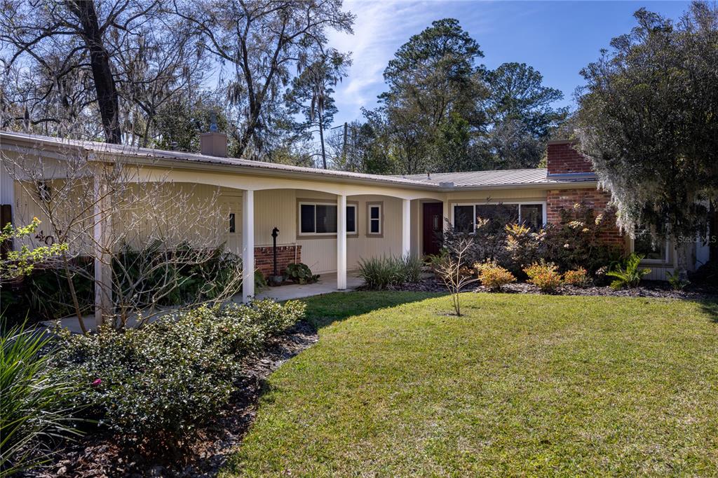 Covered front porch