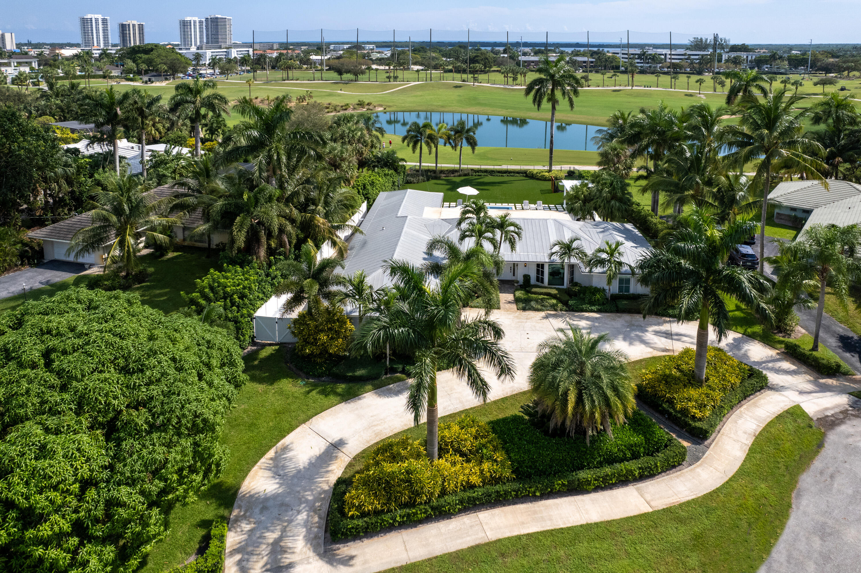 Nestled Under The Swaying Palms