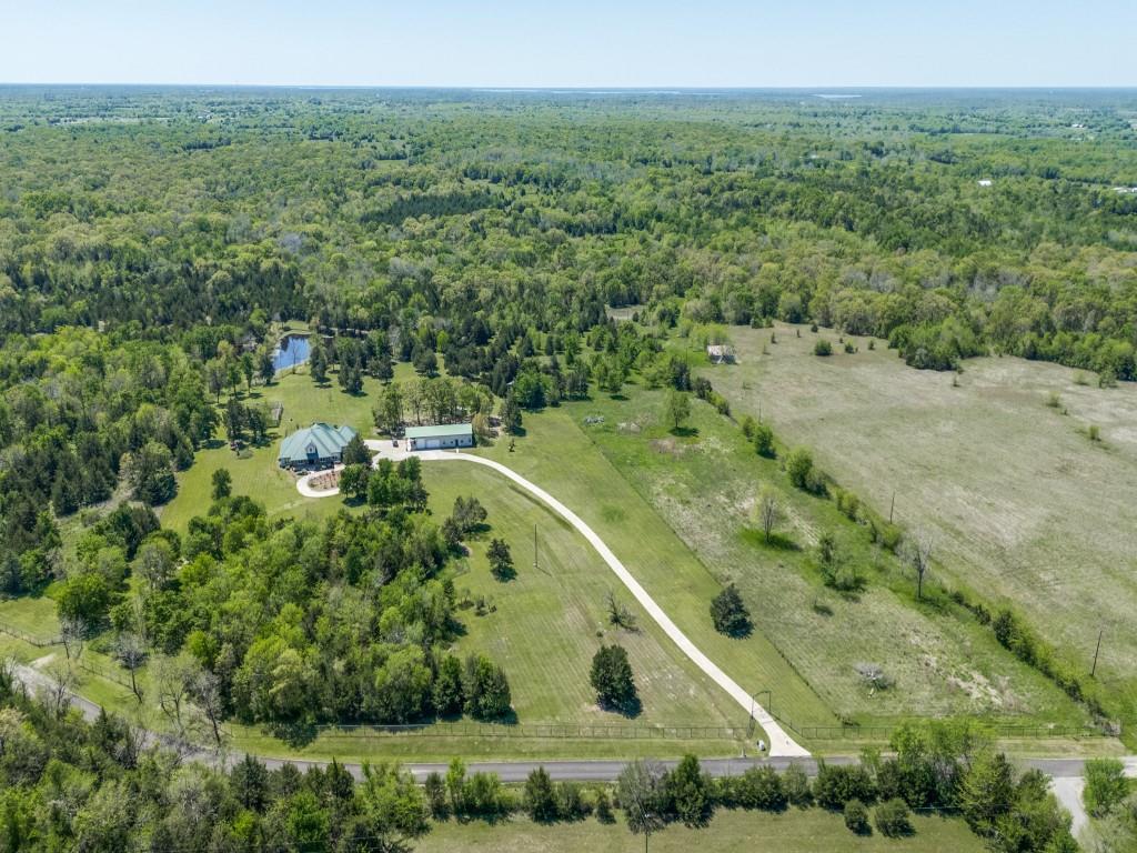 Drone / aerial view with a rural view