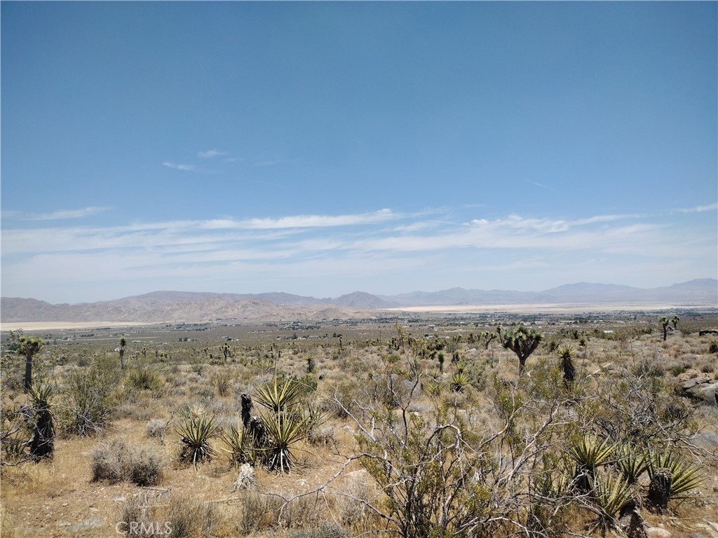 a view of city and mountain