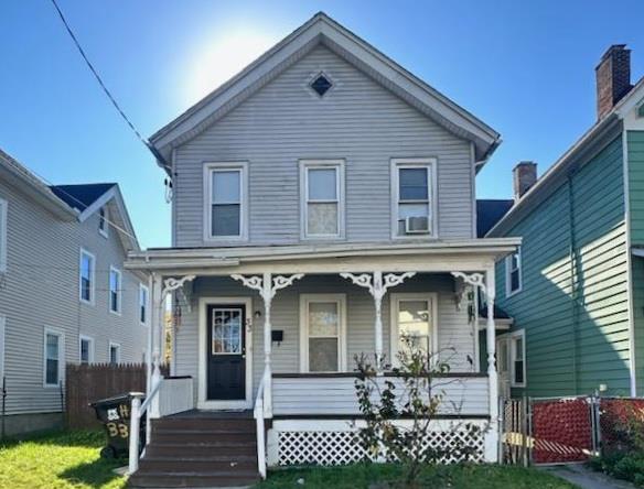 View of front facade with a porch