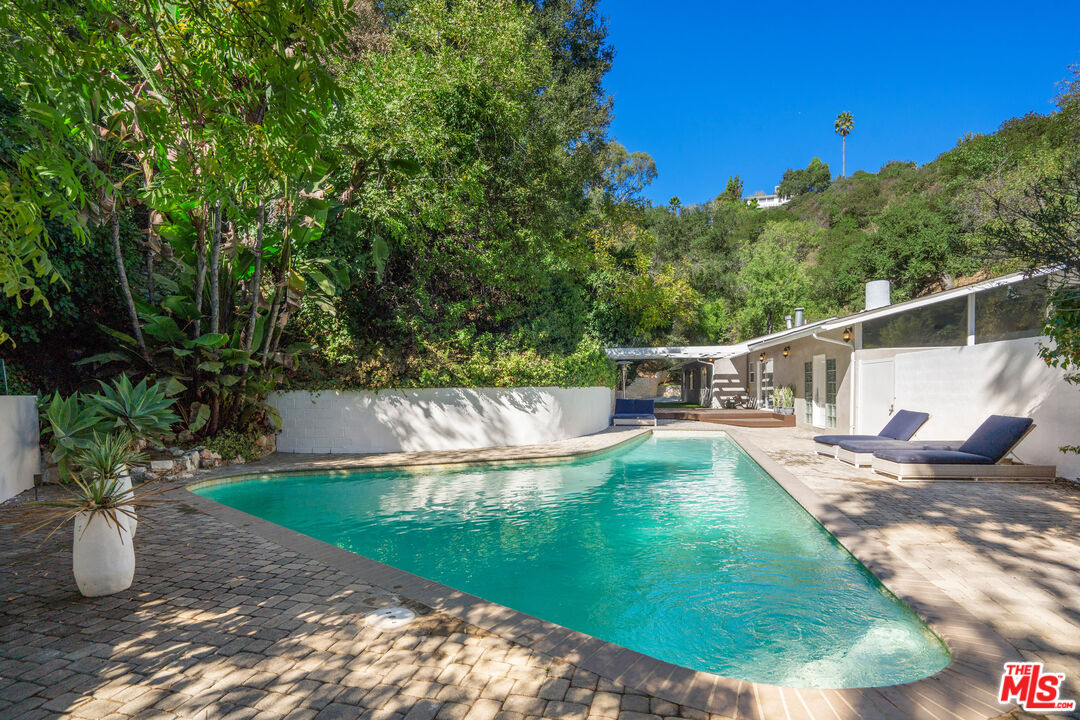 a view of a house with pool