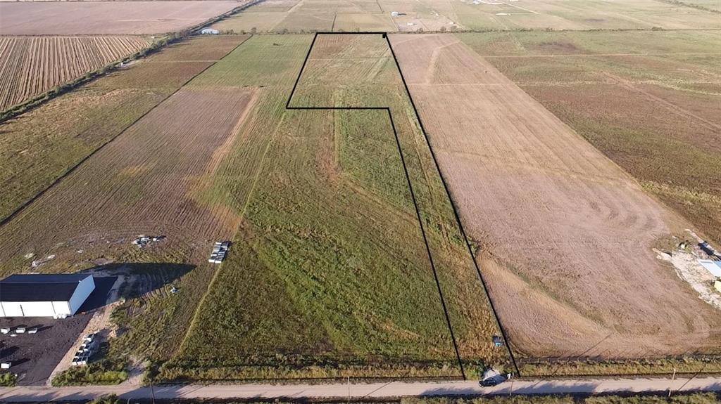 Entire 11.01 acres from a bird's eye view! (Property lines shown here are approximate).