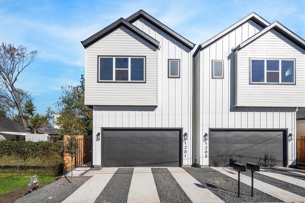 New construction with amazing curb appeal and quality craftsmanship situated in the popular Sunset Heights. 1201 E 27th is a Modern Farmhouse style 2 story 3 bedroom 2.5 bath home with attached two car garage and double wide driveway