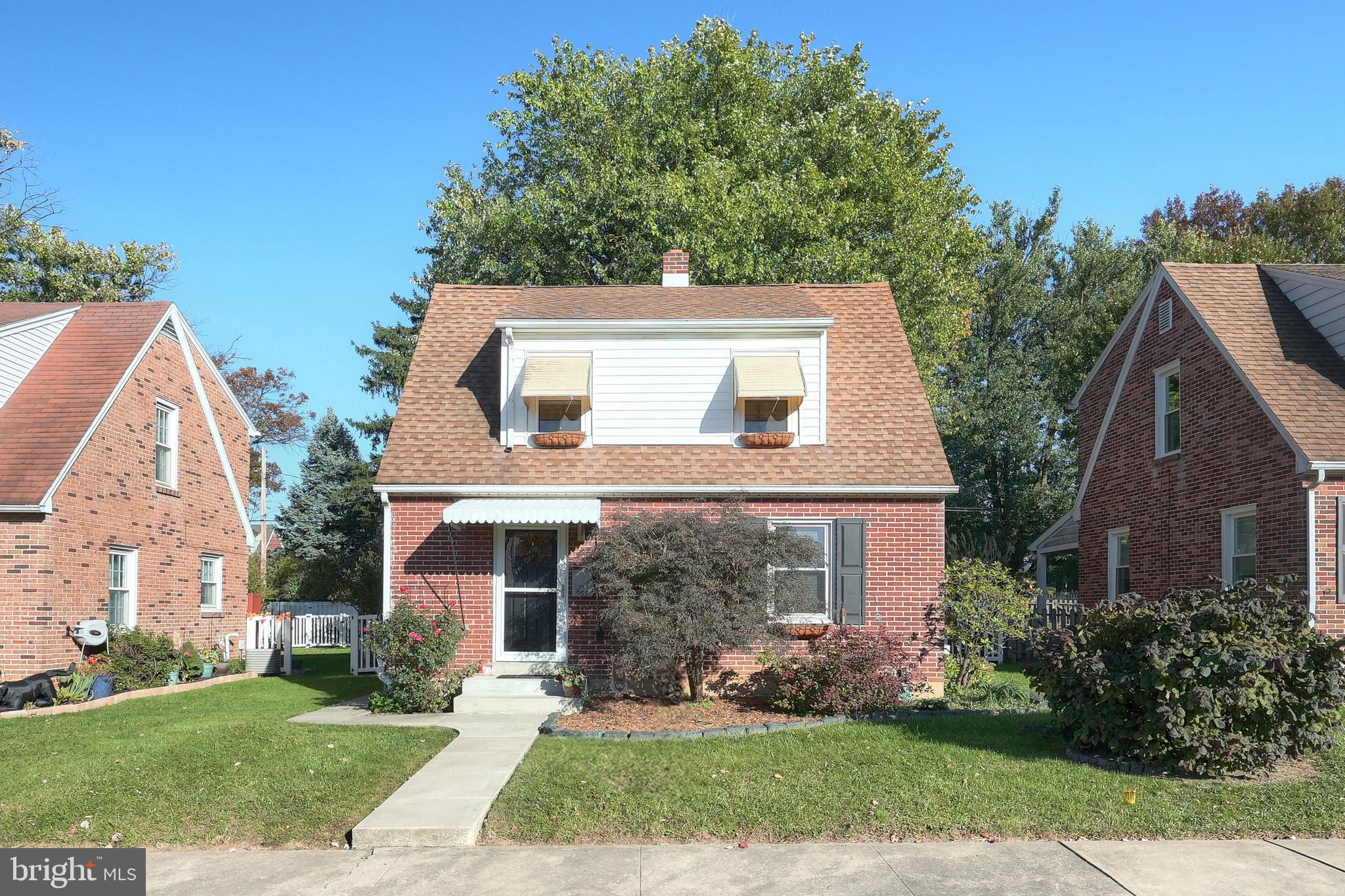 front view of house with a yard