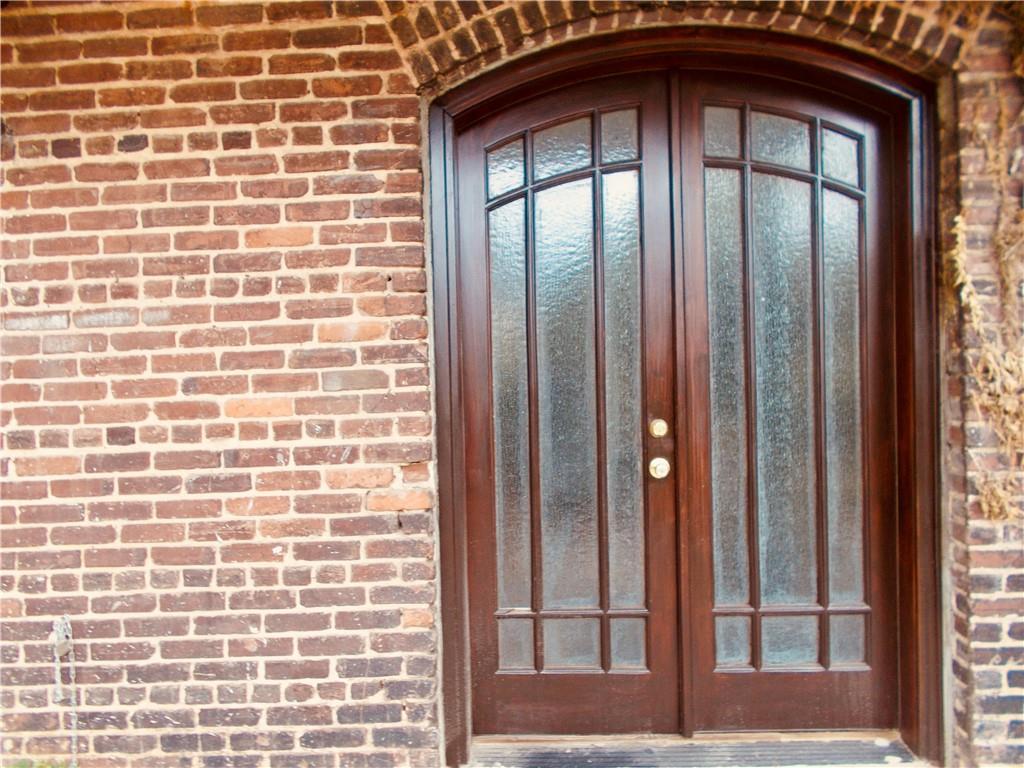 a view of front door