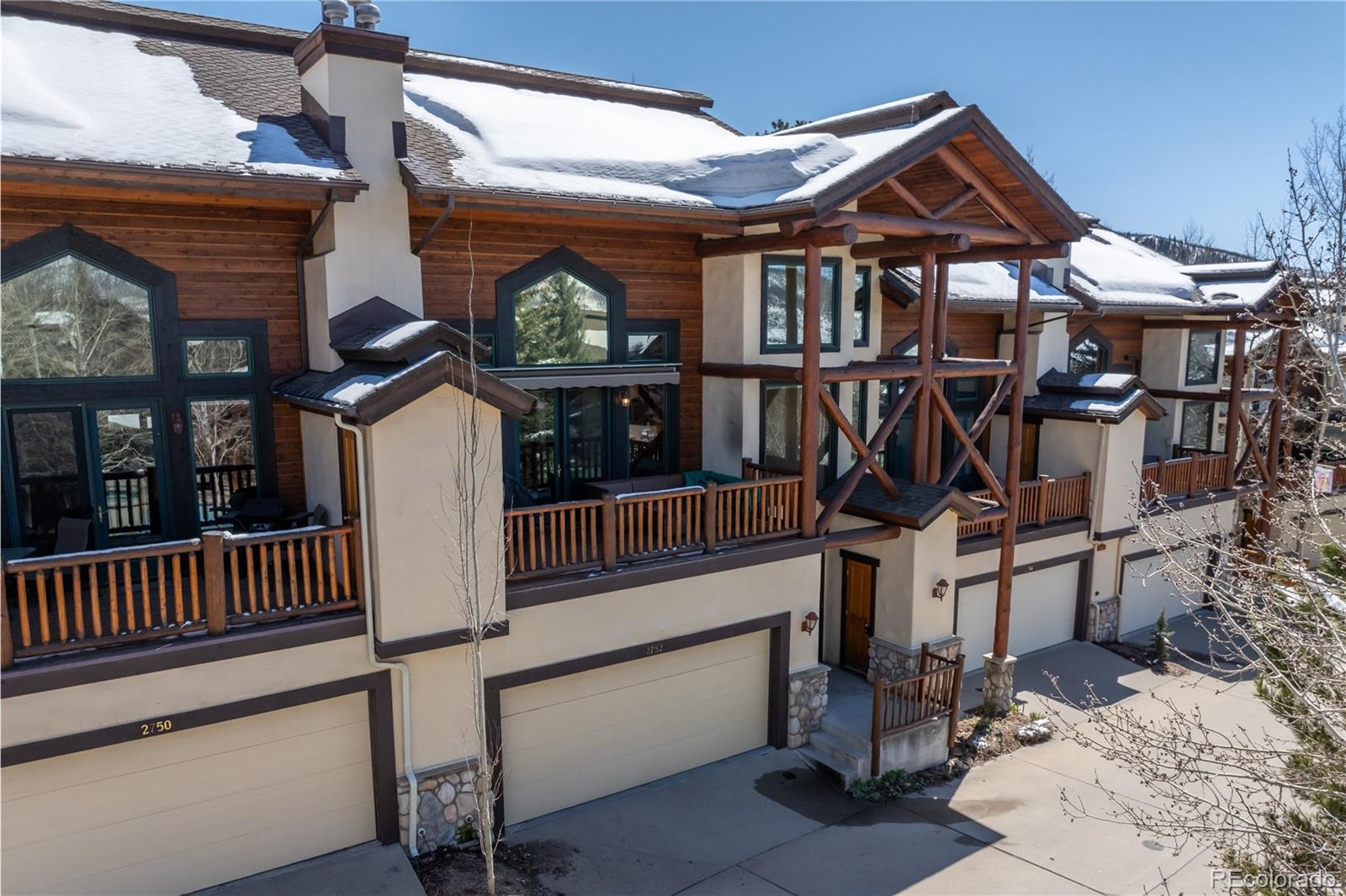 a front view of a house with a porch