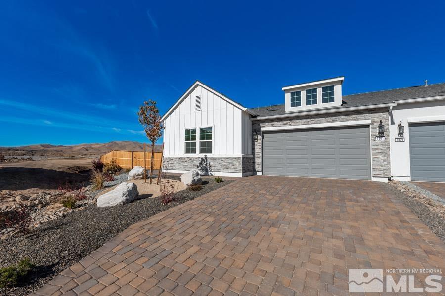 a view of a house with a patio