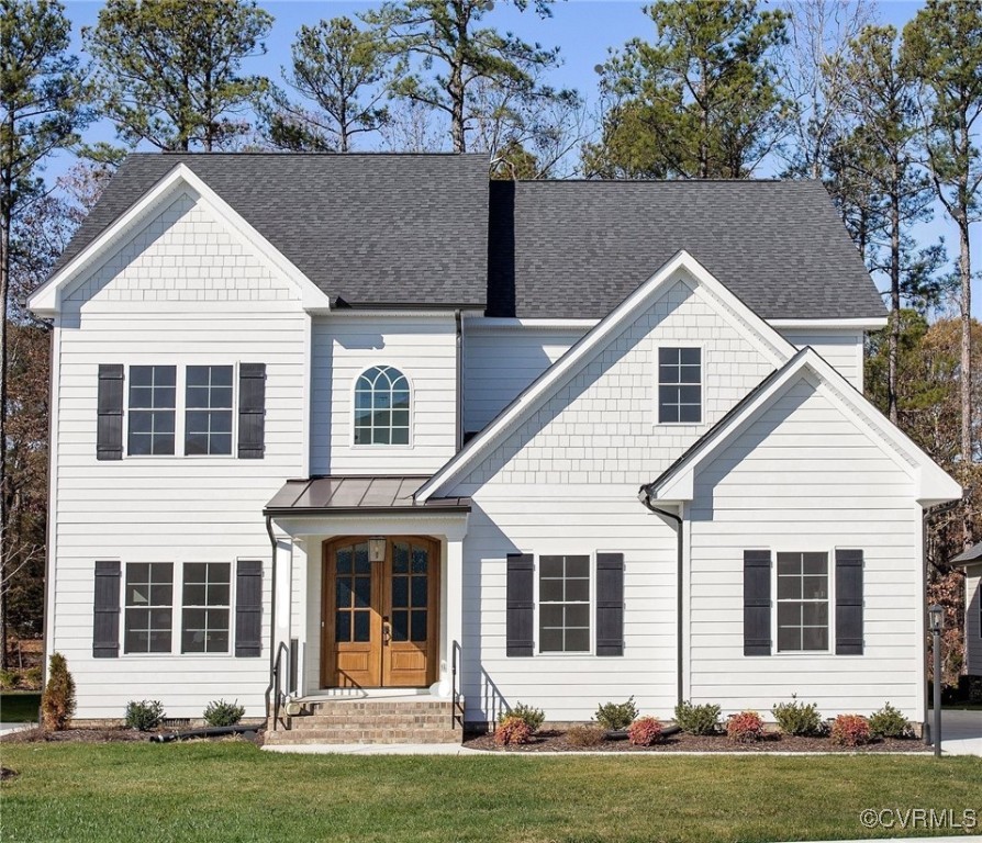 a view of outdoor space yard and front view of a house