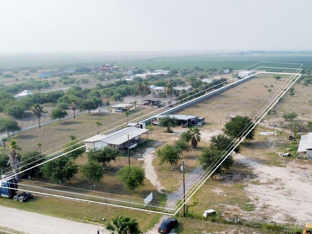 Aerial view featuring a rural view